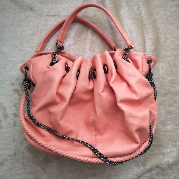 Justfab Peach Shoulder Bag - Picture 2 of 12